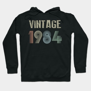 Vintage 1984 36th Birthday Gift Men Women Hoodie